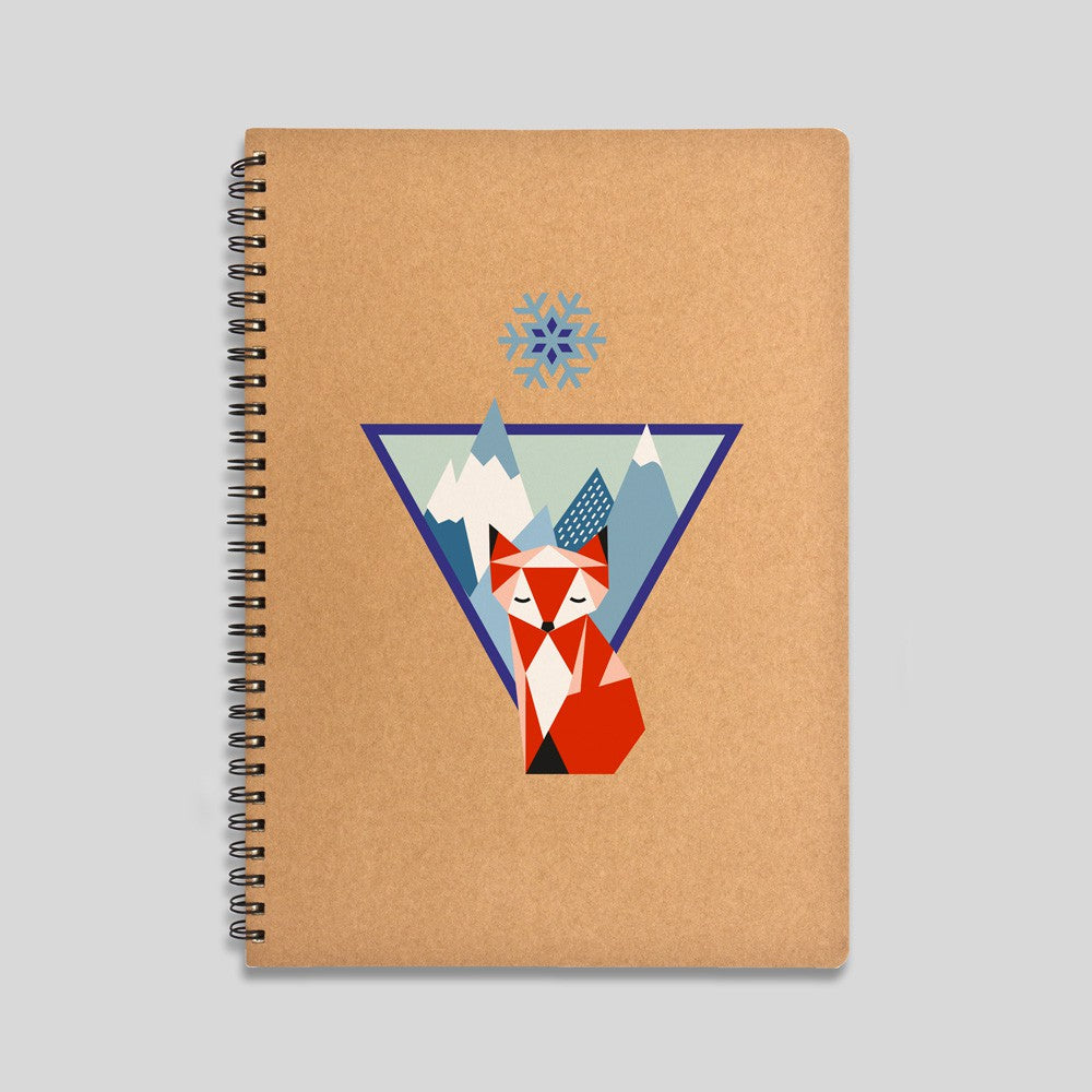 Graphic Corner Mountain fox notebook demo_8